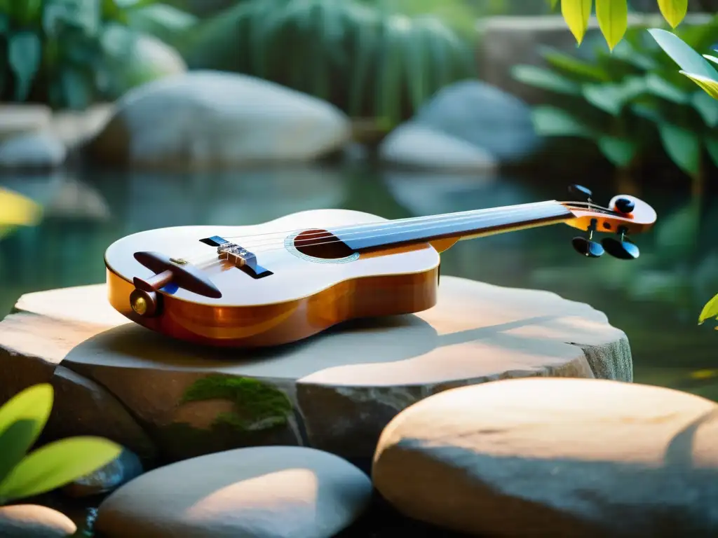 Armonía musical en jardín Feng Shui: melodías para limpieza energética Feng Shui