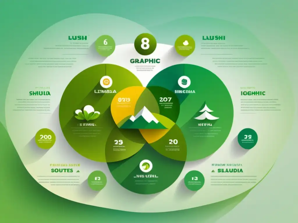 Infografía Feng Shui: Armonía en 8k Infografía equilibrada con elementos de Feng Shui para una experiencia armoniosa y tranquila