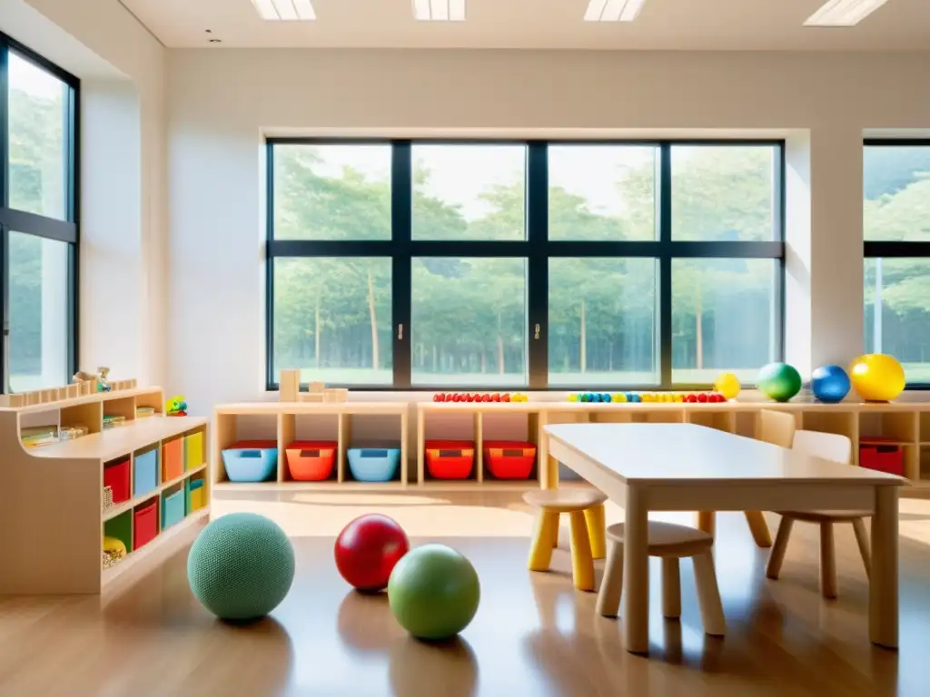 Espacio educativo armonioso con Feng Shui para seleccionar juguetes educativos