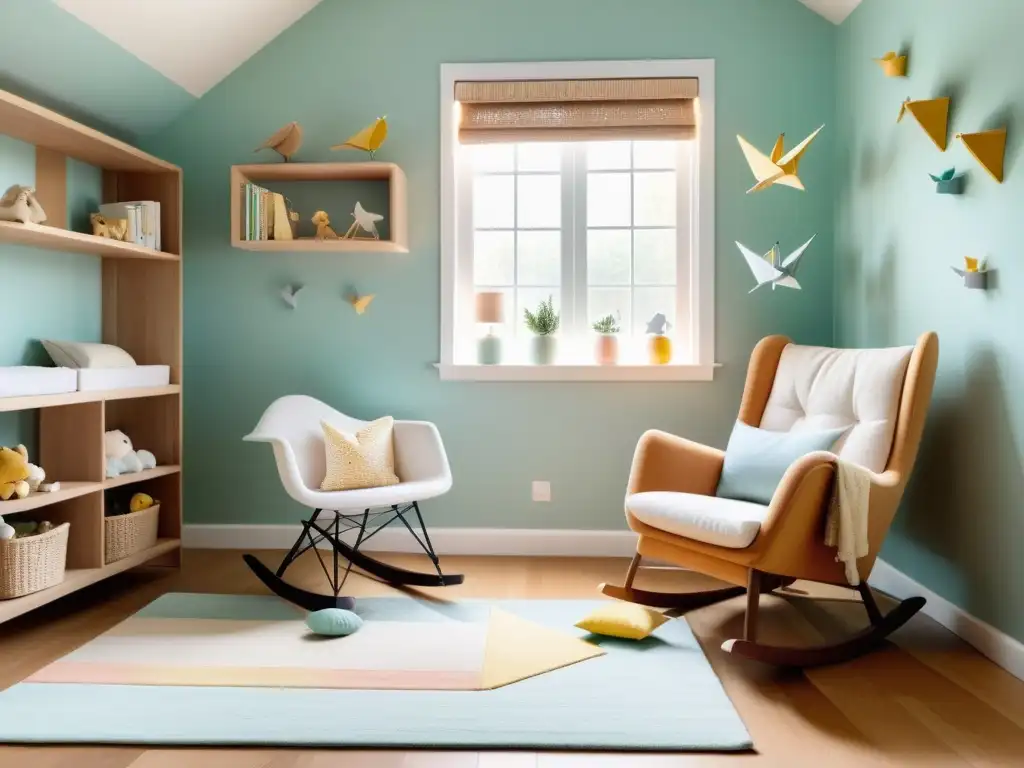 Espacio infantil sereno y minimalista con Feng Shui infantil para hogar