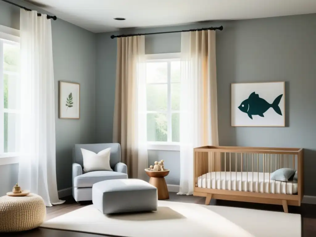 Espacio sereno y minimalista con feng shui para fortalecer vínculo maternoinfantil, iluminado suavemente por luz natural