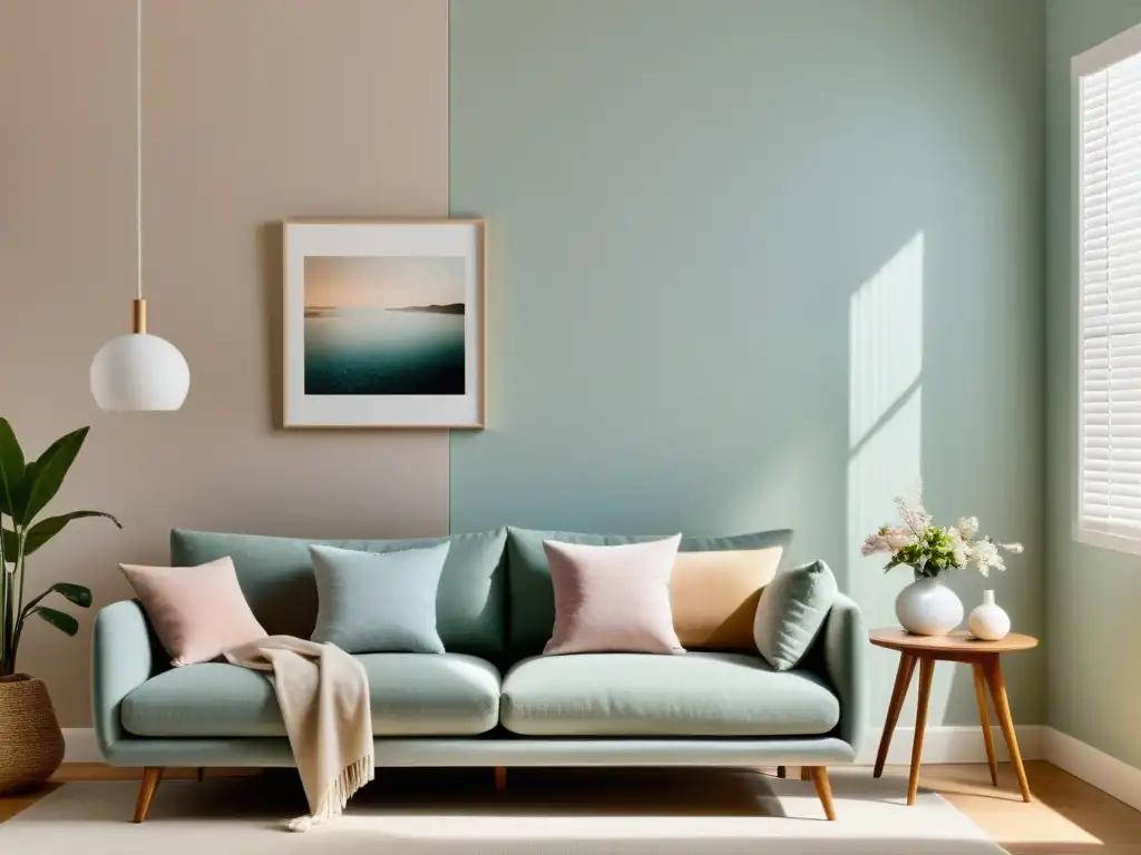 Un hogar organizado con Feng Shui: serenidad y equilibrio en un espacio minimalista bañado por luz natural