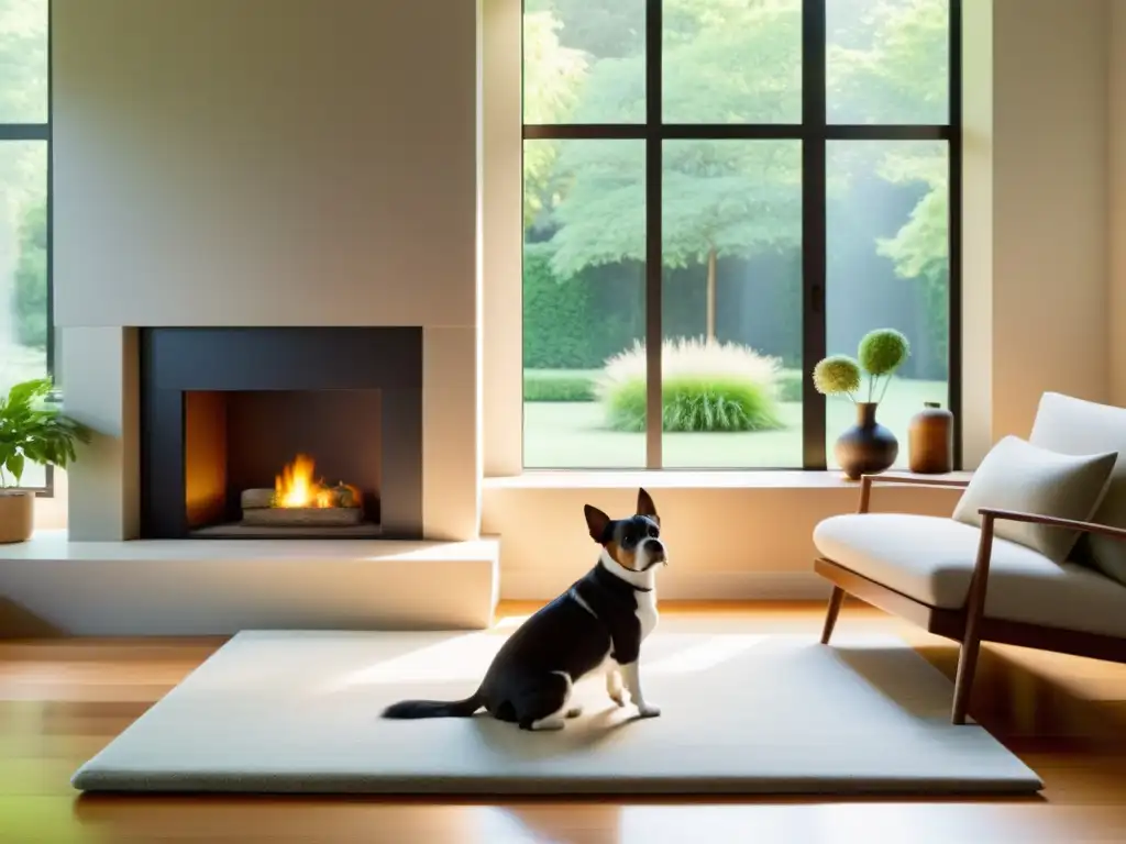 Un hogar sereno con mascotas y energía equilibrada, impacto Feng Shui